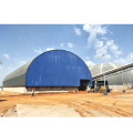 Large Span Steel Clinker Silo Bin Space Frame Structure Arch Roof Coal Bunker Storage